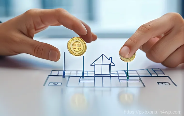 출구 전략을 위한 재무 계획 수립하기 - **Prompt:** A serene and hopeful adult woman, elegantly dressed, sits at a modern wooden desk bathed...